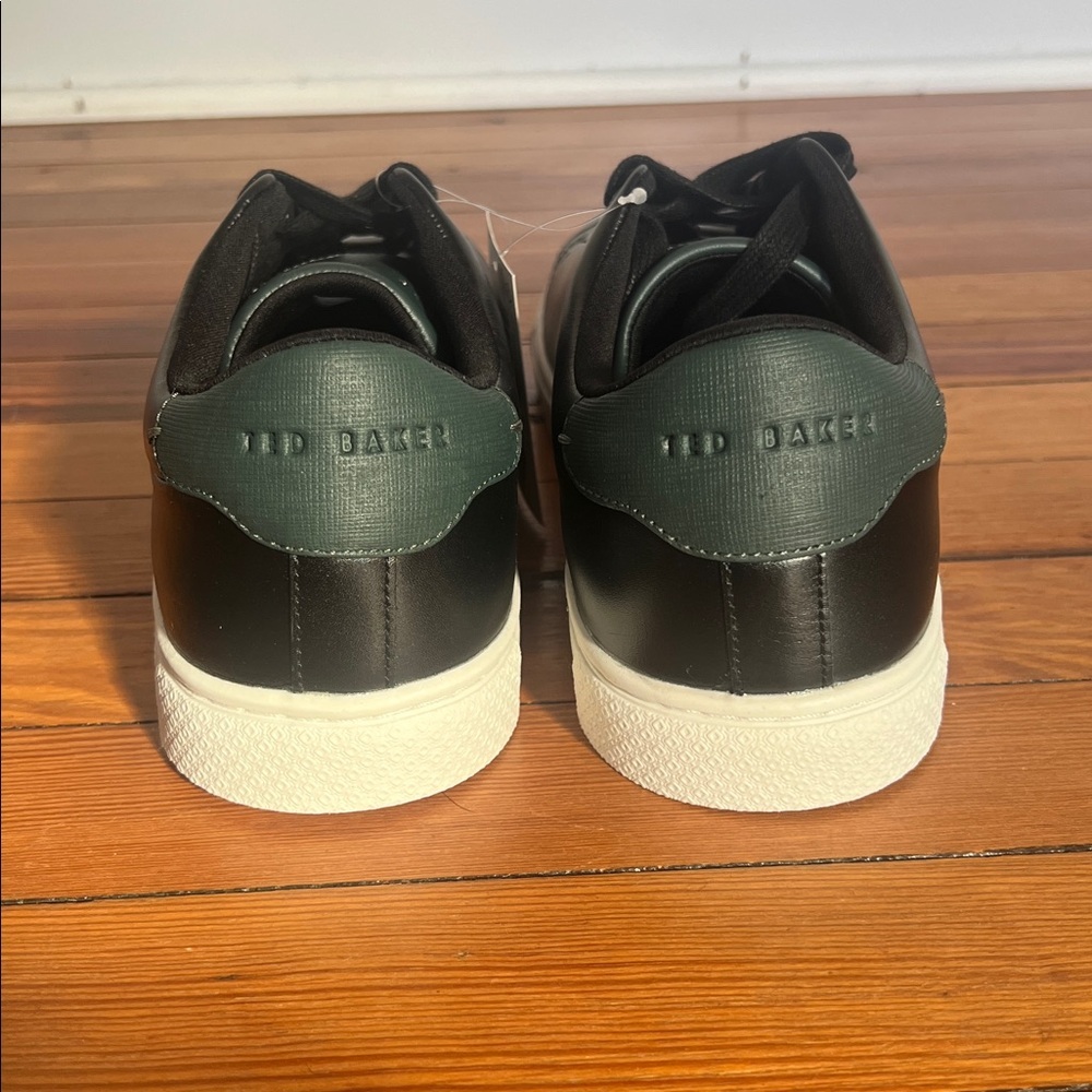 Ted Baker London Sleek Men's Robberto Black Leather Sneakers - NIB - Size 11 - Picture 6 of 13